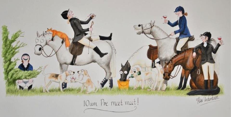 horse-caricature-several-horses