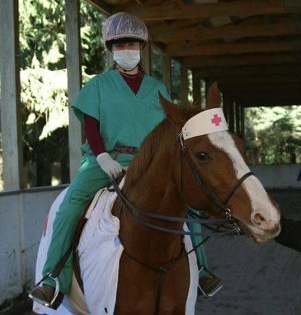 Disfraz caballo enfermero 